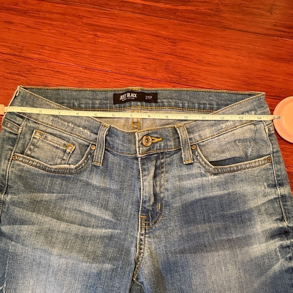Just Black Cropped Denim View 4